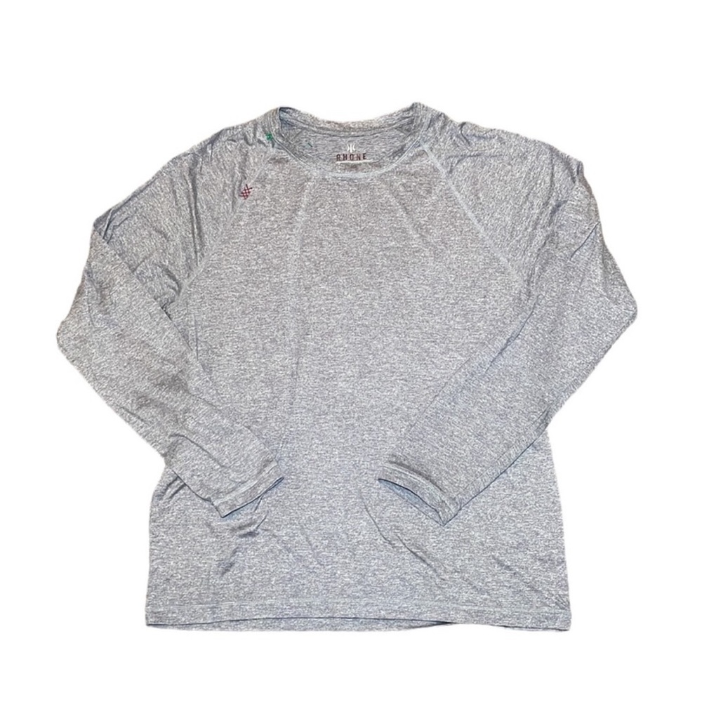 RHONE Heather Gray Men’s Long Sleeve Tee